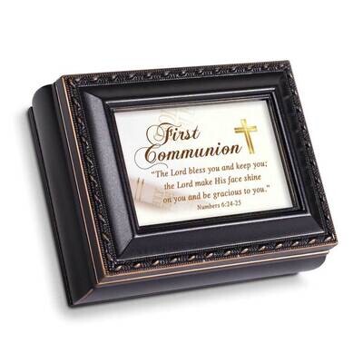 Black Tiny Square First Communion Box GM22938, MPN: GM22938, 633303831653