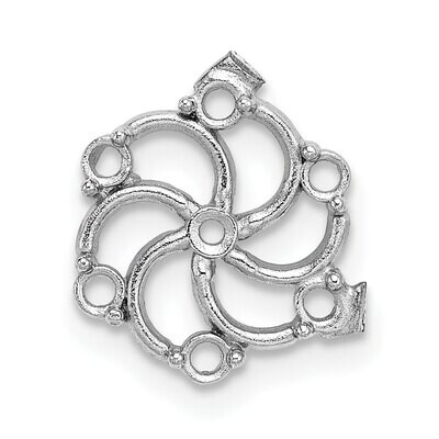 Diamond Earring Jacket Component 14k White Gold WG927, MPN: WG927,