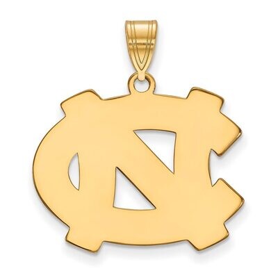 University of North Carolina Large Pendant Gold-plated Silver GP004UNC, MPN: GP004UNC, 886774899466