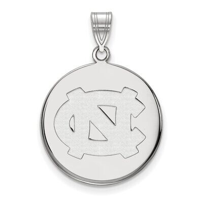 University of North Carolina Large Disc Pendant Sterling Silver SS036UNC, MPN: SS036UNC, 8867747247…