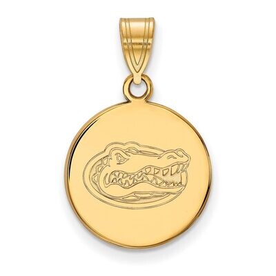 University of Florida Medium Disc Pendant 10k Yellow Gold 1Y039UFL, MPN: 1Y039UFL, 886774816166