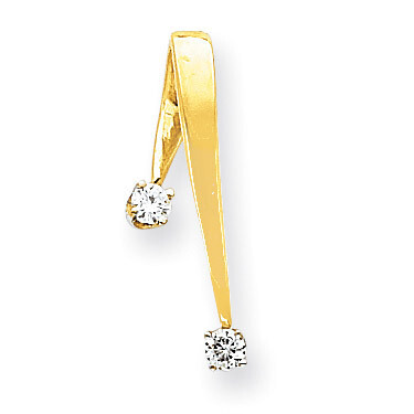 Diamond chain slide 14k Gold XP34VS, MPN: XP34VS, 883957206776