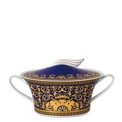 Versace Medusa Blue Vegetable Bowl Covered 54 ounce, MPN: 19325-409620-11320, 790955217010