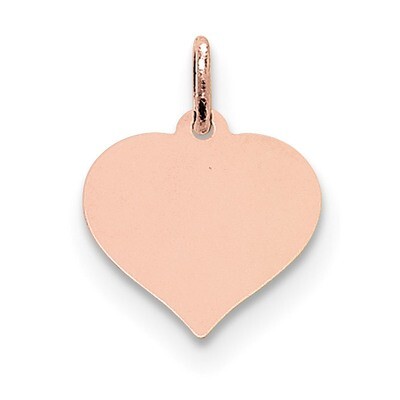 Heart Disc Charm 14k Rose Gold XRM527/18, MPN: XRM527/18, 191101368301