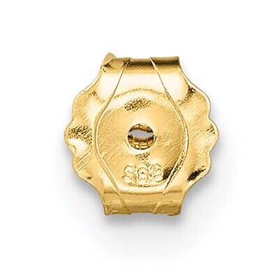 Medium Friction Earring Nut 14k Yellow Gold YG2702, MPN: YG2702,