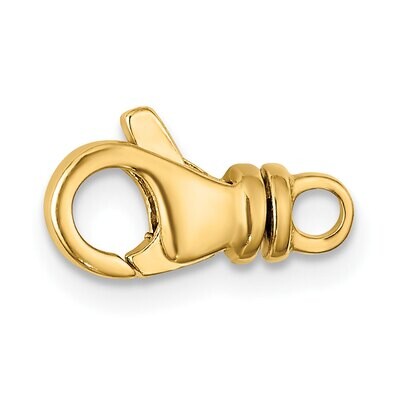 Fancy Lobster with Swivel Clasp 14k Yellow Gold YG1656, MPN: YG1656,