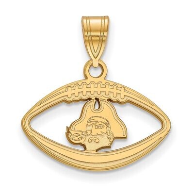 East Carolina University Pendant in Football Gold-plated Silver GP068ECU, MPN: GP068ECU, 8867749530…