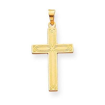 Cross Pendant 14k Gold Solid XR107, MPN: XR107, 883957977683