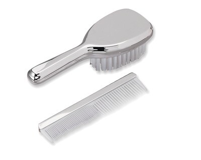 Nickel-plated Girls Brush and Comb Set GP473, MPN: GP473, 47105230055