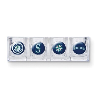 Mariners 4-piece Shot Glass Set GC3566, MPN: GC3566, 89006538892
