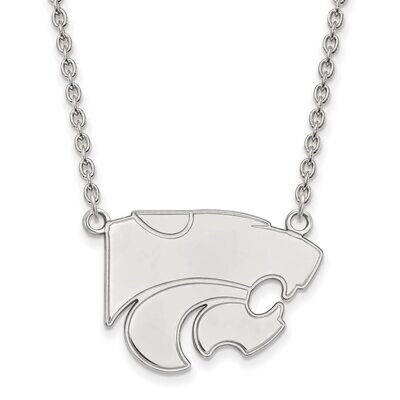 Kansas State University Large Pendant with Necklace Sterling Silver SS016KSU-18, MPN: SS016KSU-18, …