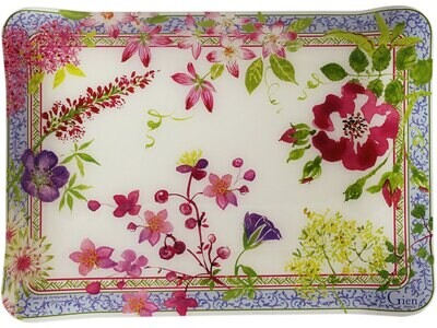 Gien Millefleurs Acrylic Serving Tray Small 8009MFPMPL, MPN: 8009MFPMPL, 840769089386
