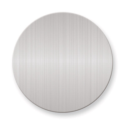 1 3/4 x 1 3/4 Round Satin Aluminum Plates-Sets of 6  GM3726-SA, MPN: GM3726-SA,