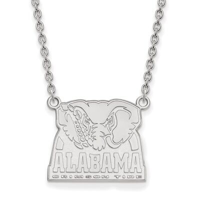 University of Alabama Large Pendant with Necklace Sterling Silver SS069UAL-18, MPN: SS069UAL-18, 88…