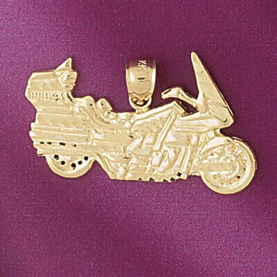 Dazzlers Jewelry Motorbike Pendant Necklace Charm Bracelet in Yellow, White or Rose Gold 4406, MPN:…