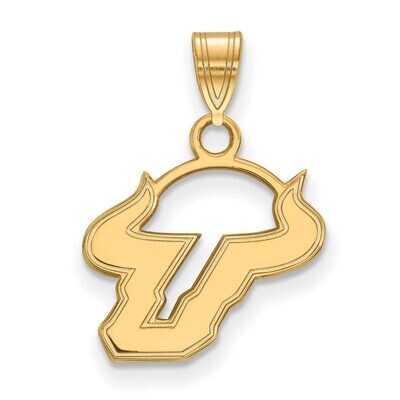 University of South Florida Small Pendant Gold-plated Silver GP002USFL, MPN: GP002USFL, 886774894355