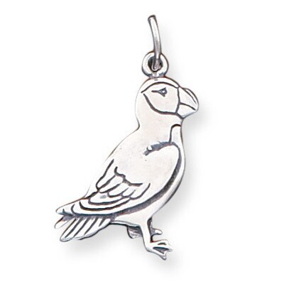 Puffin Charm Antiqued Sterling Silver QC5012, MPN: QC5012, 883957458823