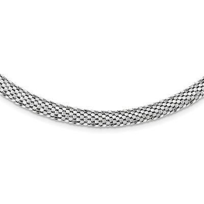 Mesh Necklace Sterling Silver QG3849-18
