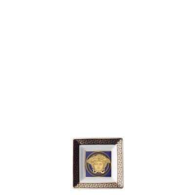 Versace Medusa Blue Tray Porcelain 3 1/4 inch Square, MPN: 14085-409620-25808, 790955201361