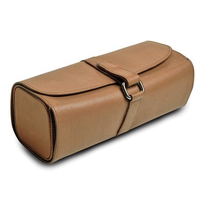 Tan Leather Snap Strap Large Jewelry Roll GM17749, MPN: GM17749, 191101878046