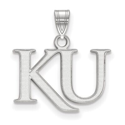 University of Kansas Small Pendant 10k White Gold 1W051UKS, MPN: 1W051UKS, 886774790077