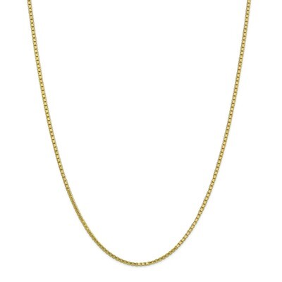 30 Inch 1.9mm Box Chain 10k Gold 10BX200-30, MPN: 10BX200-30, 191101440298