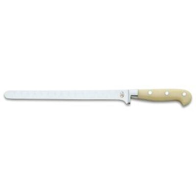 Berti Salmon Knife White Lucite Handle 893