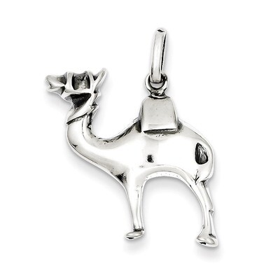 Camel Charm Antiqued Sterling Silver QC4079, MPN: QC4079, 883957909394
