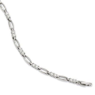Kelly Waters Link Diamond Bracelet 7.25 Inch Rhodium-plated KW463-7.25, MPN: KW463-7.25, 1911014880…
