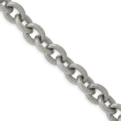 Textured 7 inch Bracelet Stainless Steel Polished SRB2537-7 by Chisel, MPN: SRB2537-7, 191101016615