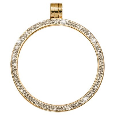 Nikki Lissoni Gold-Plated with Swarovski Stones 45mm Coin Holder PSW02GL, MPN: PSW02GL, 87186274684…