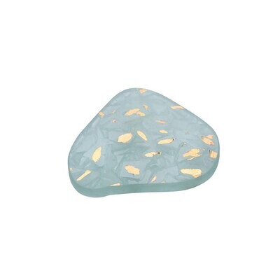 Annieglass Elements Rock Trivet - Gold, MPN: EL100, UPC: