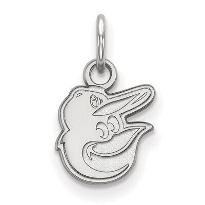 Baltimore Orioles x-Small Pendant 14k White Gold 4W011ORI, MPN: 4W011ORI, 886774838649