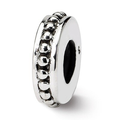 Stopper Spacer Bead - Sterling Silver QRS1131, MPN: QRS1131, 883957735252