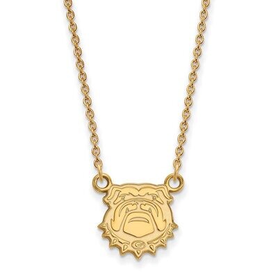 University of Georgia Small Pendant with Chain Necklace 10k Yellow Gold 1Y073UGA-18, MPN: 1Y073UGA-…