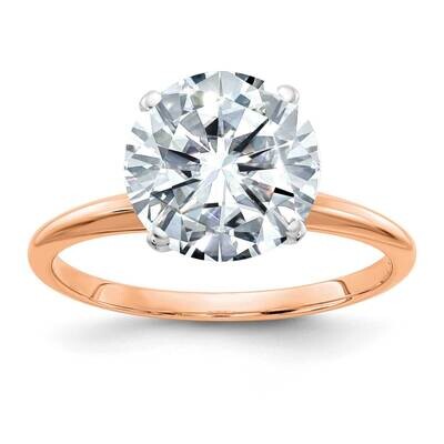 3ct. 9.5mm D E F Pure Light Round Moissanite Solitaire Ring 14k Rose Gold RGSH15-17MP, MPN: RGSH15-…