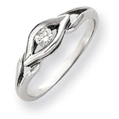 Polished Diamond ring 14k White Gold Y4291AA, MPN: Y4291AA, 883957388960