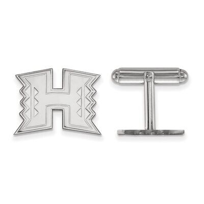 The University of Hawai&#39;i Cuff Link Sterling Silver SS020UHI, MPN: SS020UHI, 886774707457