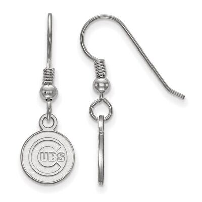 Chicago Cubs Extra Small Dangle Earring Wire Sterling Silver SS005CUB, MPN: SS005CUB, 886774624440