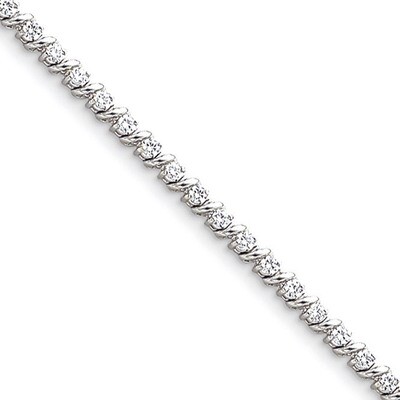 Diamond tennis bracelet 14k White Gold X630WAA, MPN: X630WAA, 883957049984