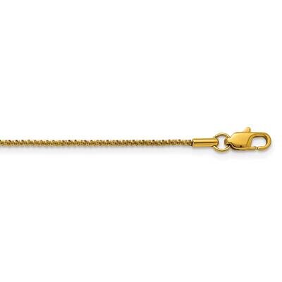 Yellow Ip-Plated 1.7mm Cyclone 20 Inch Chain Stainless Steel Polished SRN2877GP-20, MPN: SRN2877GP,…