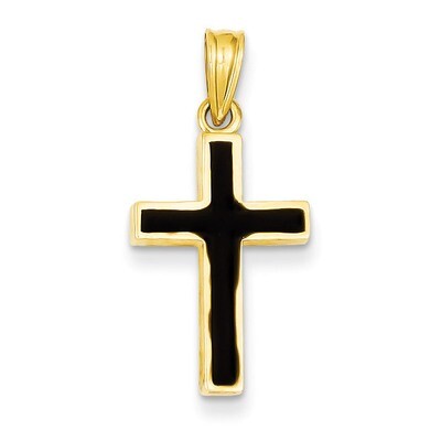 Epoxy Latin Cross Pendant 14k Gold XR563, MPN: XR563, 886774151953