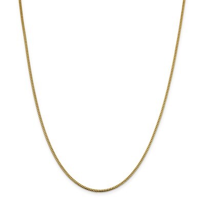 30 Inch 1.4mm Franco Chain 14k Gold FRA045-30, MPN: FRA045-30, 886774587332