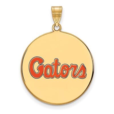 University of Florida x-Large Enamel Disc Pendant Gold-plated Silver GP087UFL, MPN: GP087UFL, 88677…