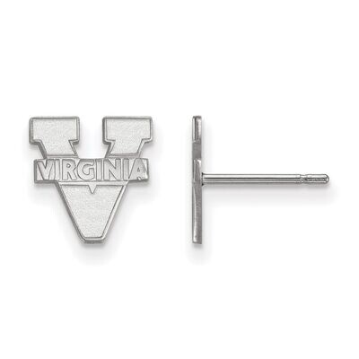 University of Virginia x-Small Post Earring 14k White Gold 4W008UVA, MPN: 4W008UVA, 886774836089