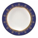 Wedgwood Anthemion Blue Rim Soup Plate 9 Inch, MPN: 5C102501012, 91574131474