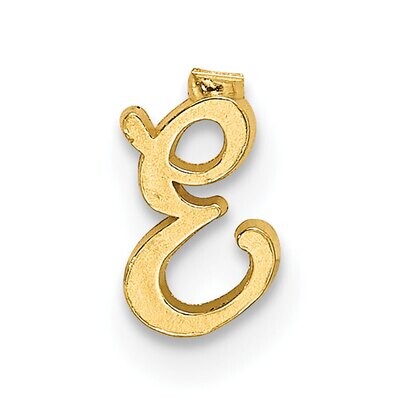 Casted Letter E 14k Yellow Gold YG2222E, MPN: YG2222E,