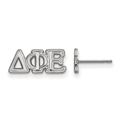 Delta Phi Epsilon Extra Small Post Earrings Sterling Silver SS005DPH, MPN: SS005DPH, 886774599359