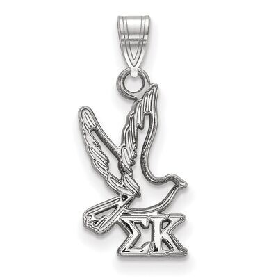 Sigma Kappa Small Pendant Sterling Silver SS035SKP, MPN: SS035SKP, 886774607245