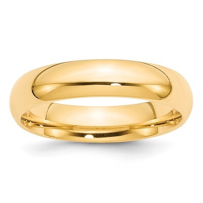 5mm Comfort-Fit Band 14k Gold CF050 Engravable, MPN: CF050, 886774474991